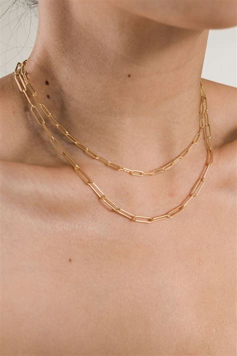 celine paperclip necklace|NECKLACES WOMEN .